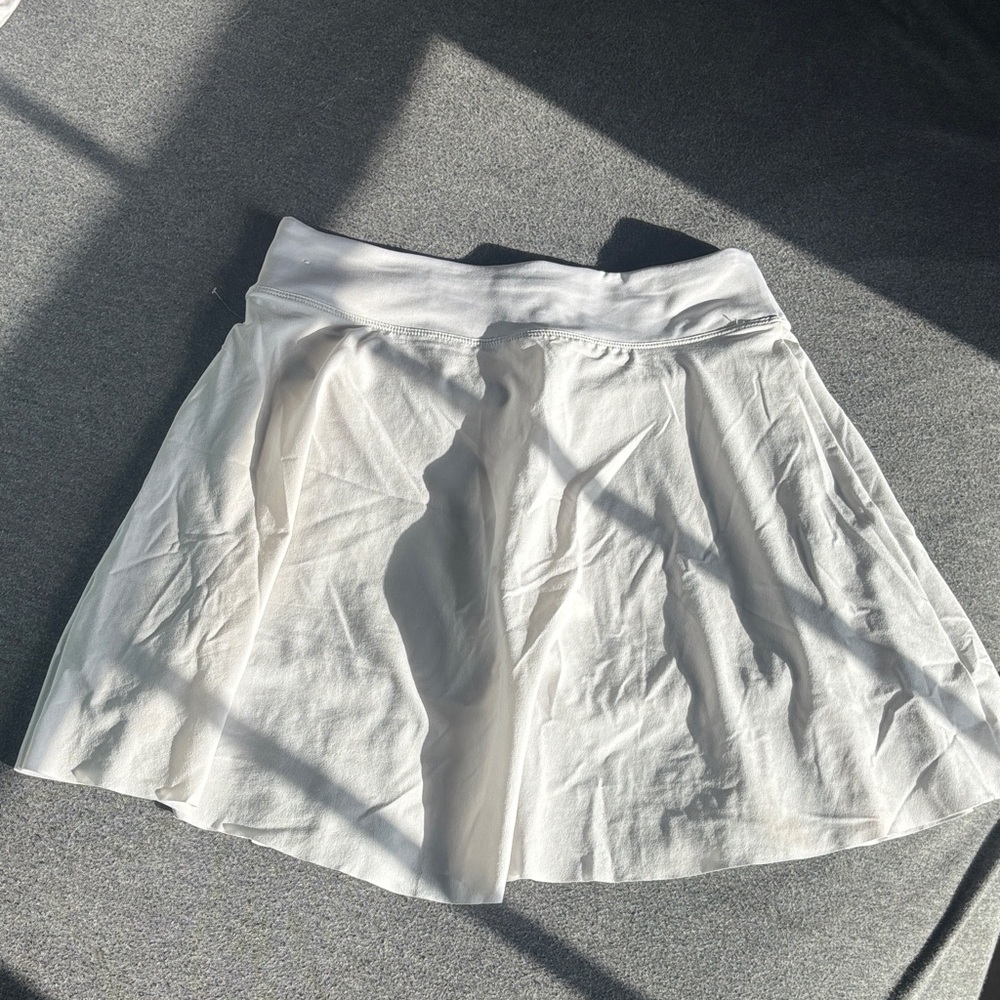 Nike White A-Line Skirt
